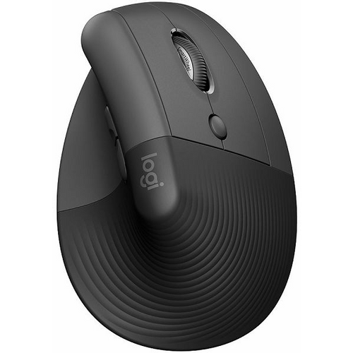 Miš Logitech Lift Vertical Ergonomic, tamno sivi slika 1