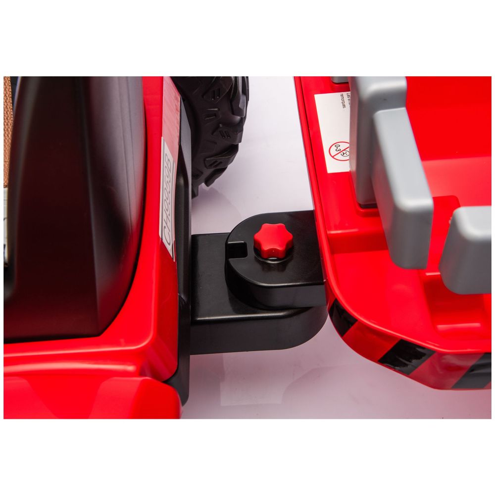 CH9959B Traktor na baterije s prikolicom crveni 24V slika 8