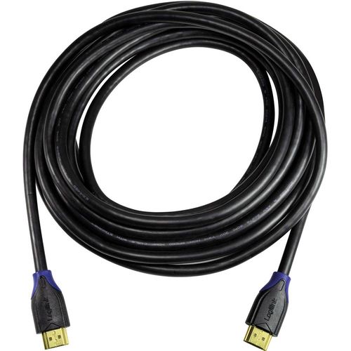 LogiLink HDMI priključni kabel HDMI A utikač, HDMI A utikač 7.50 m crna CH0065 audio povratni kanal (arc), Ultra HD (4K) HDMI s eternetom, pozlaćeni kontakti HDMI kabel slika 4