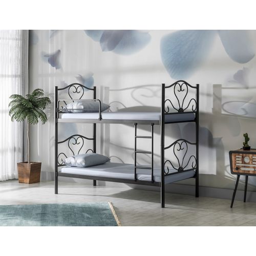 R50 - Black, (90 x 190) Black Bunk Bed slika 2