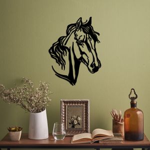 Wallity Metalna zidna dekoracija, Horse 2
