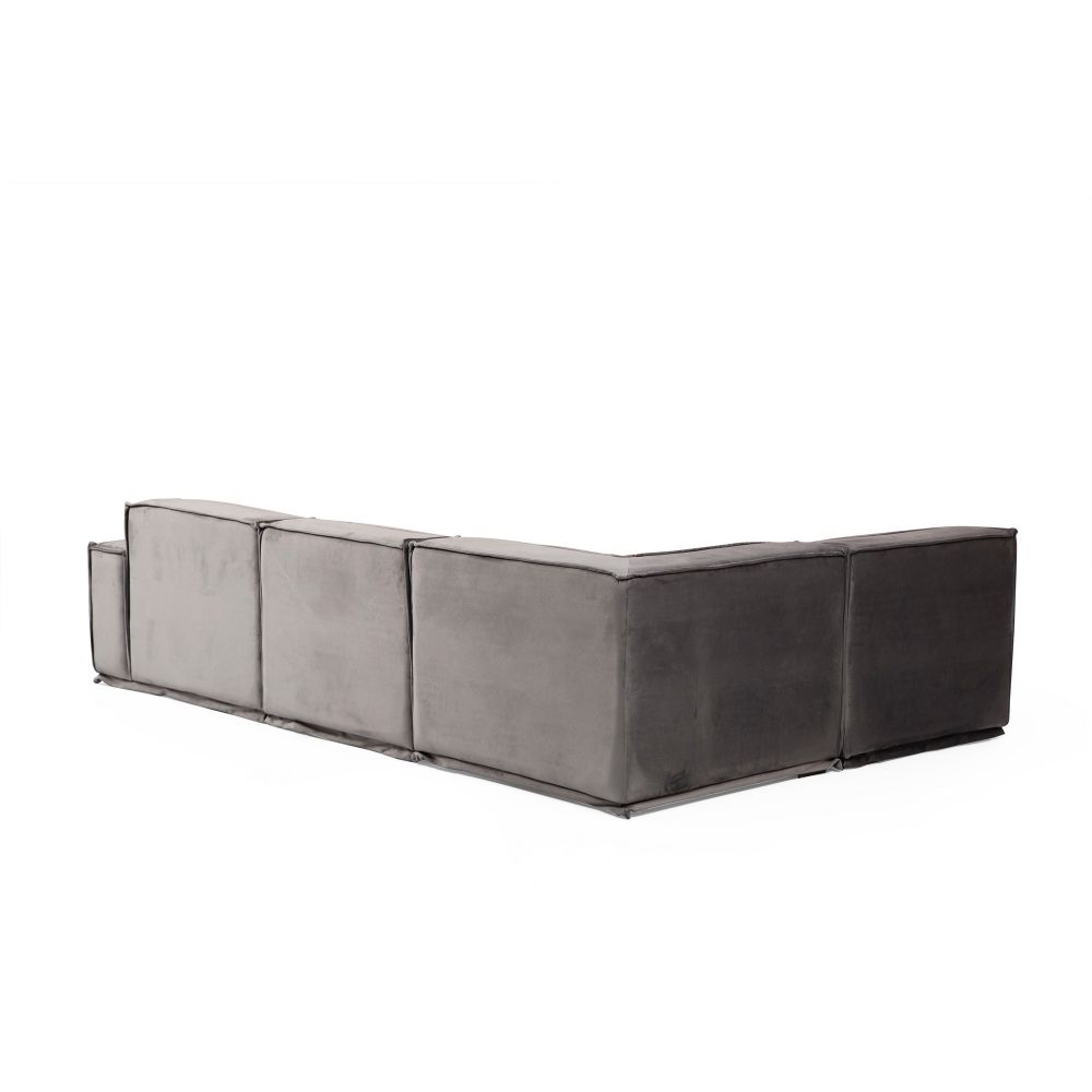 Lego Corner 7 (O1-C-O1-1R) Sivi Ugaoni Sofa slika 3