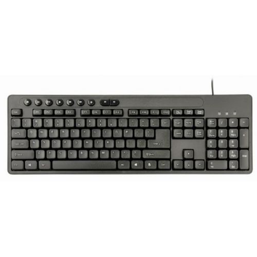 KBS-UM-04 Gembird Multimedia set mis + tastatura crni US layout A slika 3