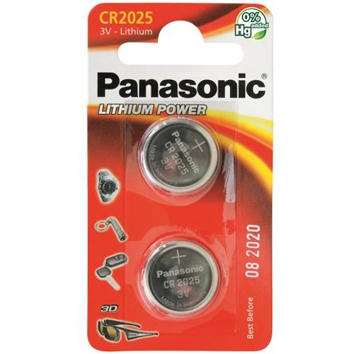 Panasonic baterije CR-2025EL/2B Lithium Coin slika 1