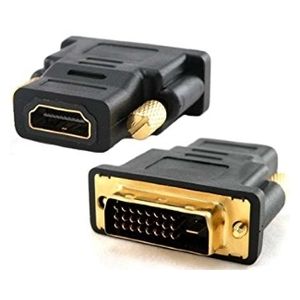 E-GREEN Adapter DVI-D Dual Link (M) - HDMI (F) crni