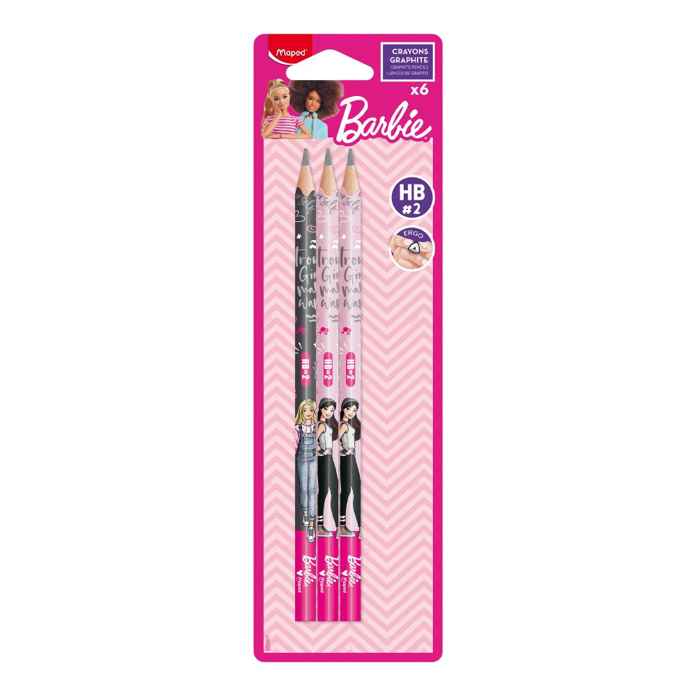 Maped Grafitna olovka HB 6/1 Barbie slika 1