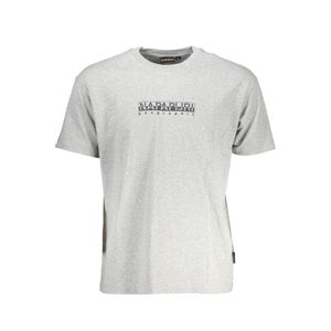 NAPAPIJRI T-SHIRT SHORT SLEEVE MAN GRAY