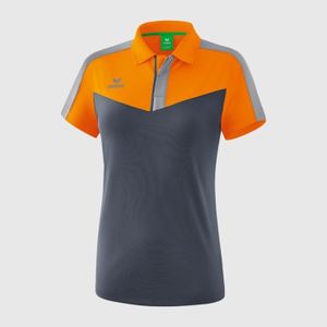 Ženska  Majica Erima Squad Polo New Orange/Slate Grey/Monument Grey