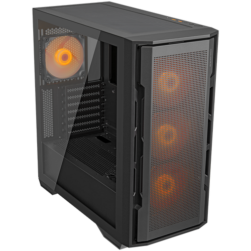 COUGAR Uniface RGB Black PC Kućište - Mid Tower s Mesh Prednjim Panelom i 4 x 120mm ARGB Ventilatora slika 3