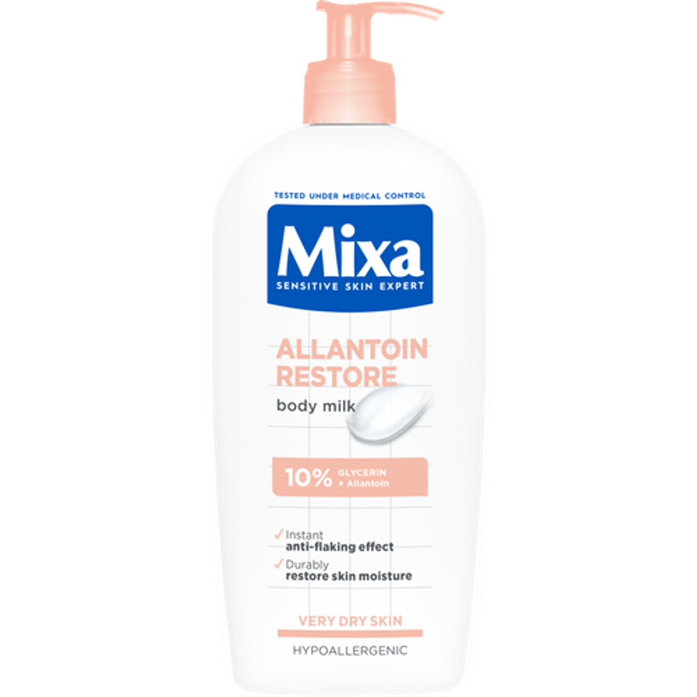 Mixa Allantoin Restore Mlijeko za tijelo za veoma suhu kožu 400ml slika 1