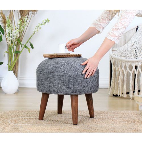 Deff - Grey Grey Pouffe slika 1