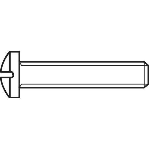 TOOLCRAFT 839648 vijak s lećastom glavom M4 25 mm križni philips DIN 7985 čelik galvansko pocinčani 100 St. slika 1