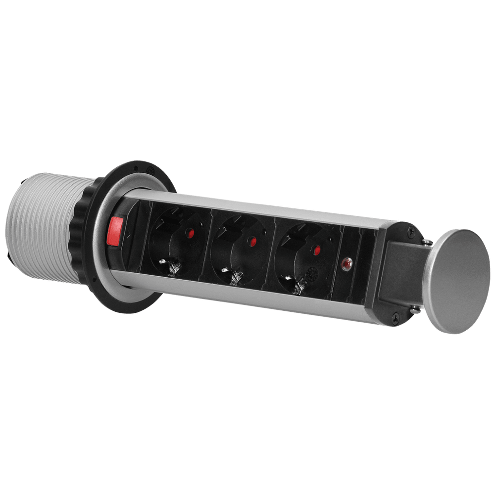 Orno Produžni kabel sa 3 x Schuko utičnice, ugradbena - OR-AE-1347(GS) slika 3