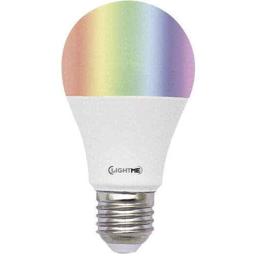 LightMe LM85193 LED Energetska učinkovitost 2021 F (A - G) E27 oblik kruške 6 W = 48 W RGBw (Ø x D) 60 mm x 114 mm mijenjanje boja, prigušivanje osvjetljenja, uklj. daljinski upravljač 1 St. slika 1