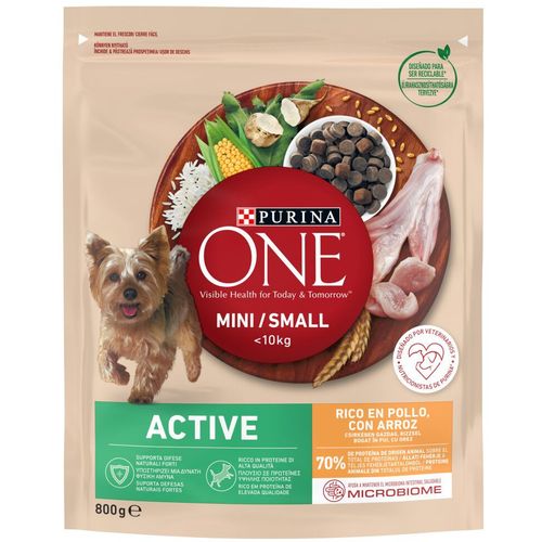 Purina ONE® Mini Active Hrana za pse, bogata piletinom, s rižom 800g slika 4