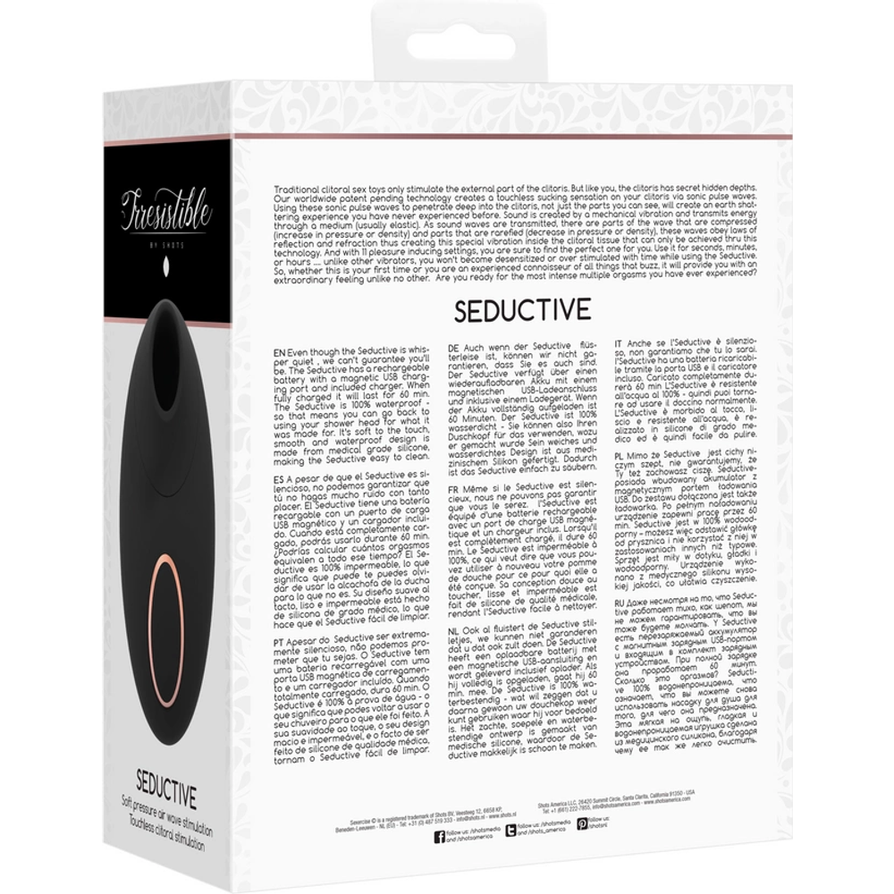 Irresistible by Shots Seductive - Air Pulse Vibrator slika 3