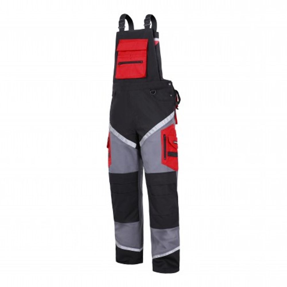 HLAČE S NARAMENICAMA CRNA,SIVA,CRVENA "3XL"  L4060506 slika 1