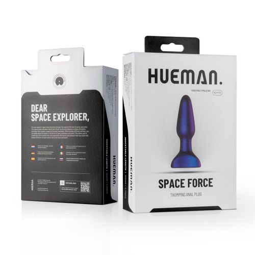 Vibracijski analni čep Hueman Space Force slika 11