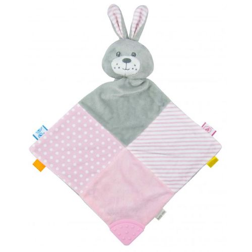 Baby Mix tješilica - Rabbit Grey & Pink slika 1