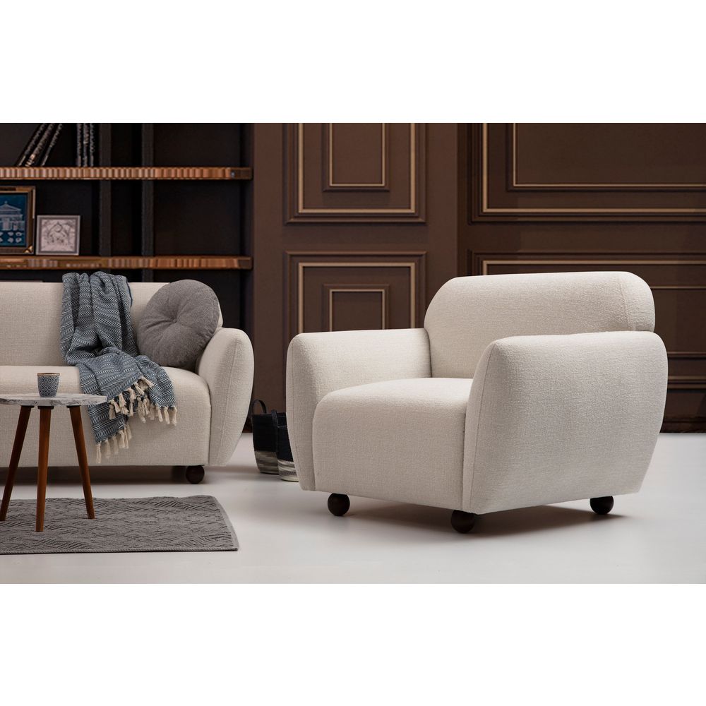Eddy - Kremasti Wing Chair slika 1