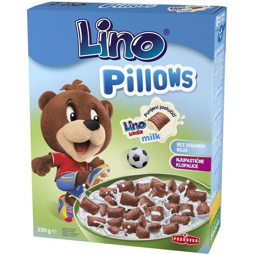 Lino pillows tamni s bijelim punjenjem kutija 250 g slika 1