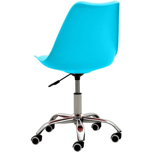 Uredske stolice od umjetne kože 2 kom plave slika 28