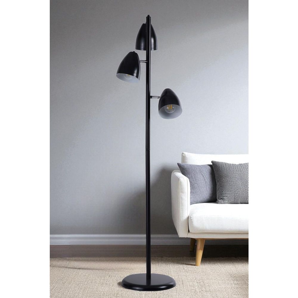 Opviq Podna lampa 040, crna slika 1