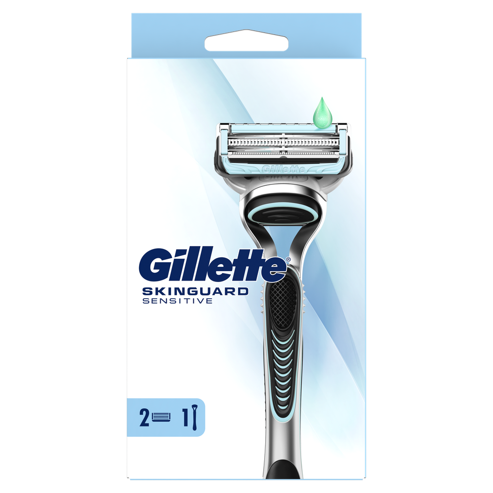 Gillette brijač Skinguard + 2 patrone slika 1