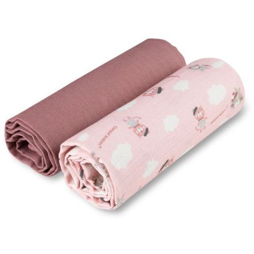 Canpol Babies Muslin Pelena (70X70Cm) Bonjour Paris Pink - 2Kom slika 2