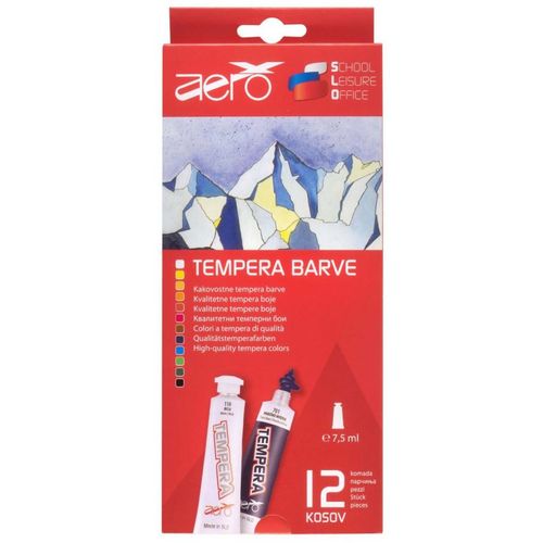 Aero Tempera 7,5 ml tubice, 12 kom u kartonskoj kutiji 9212-1012 slika 3