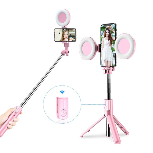 Tripod sa LED rasvetom R12 pink slika 1