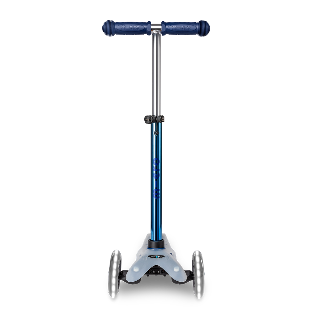 Micro Romobil Mini Deluxe Flux LED, Neochrome Navy slika 2