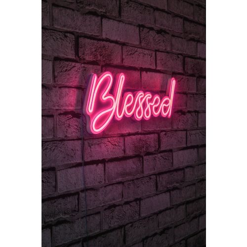 Blessed - Dekorativna LED rasveta u roze boji slika 2