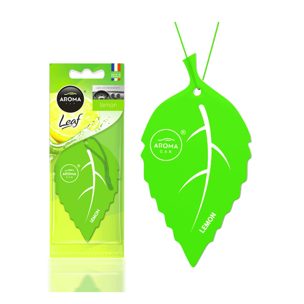 Aroma Car Miris za auto Leaf, Lemon - Osvježivač zraka s mirisom limuna slika 1