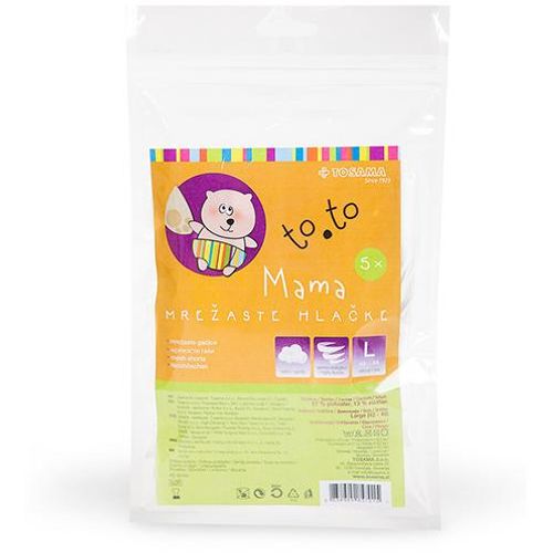 to.to mama - mrežaste gaćice L,5 kom slika 1