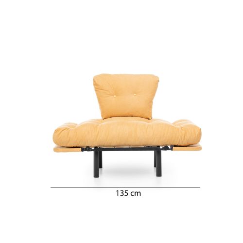 Atelier Del Sofa Fotelja, Senf, Nitta Single - Mustard slika 13