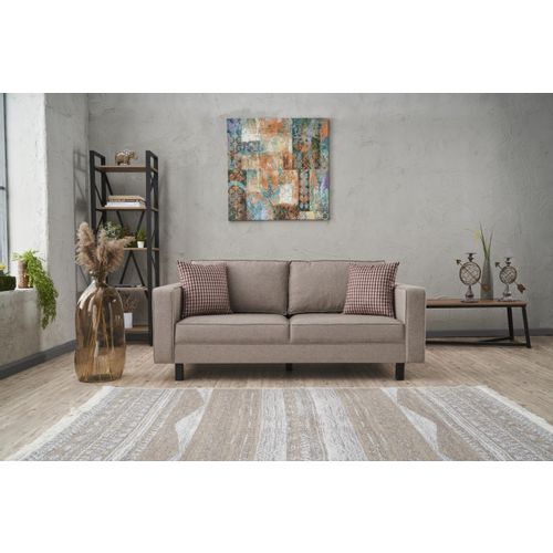 Atelier Del Sofa Dvosjed, Krem, Kale Linen - Cream slika 1