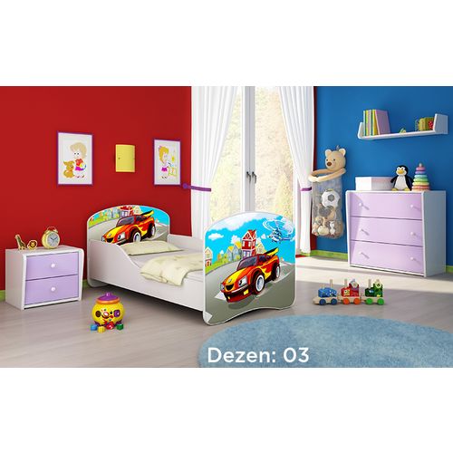 Deciji krevet ACMA I 180x80 + dusek 6 cm3 slika 1