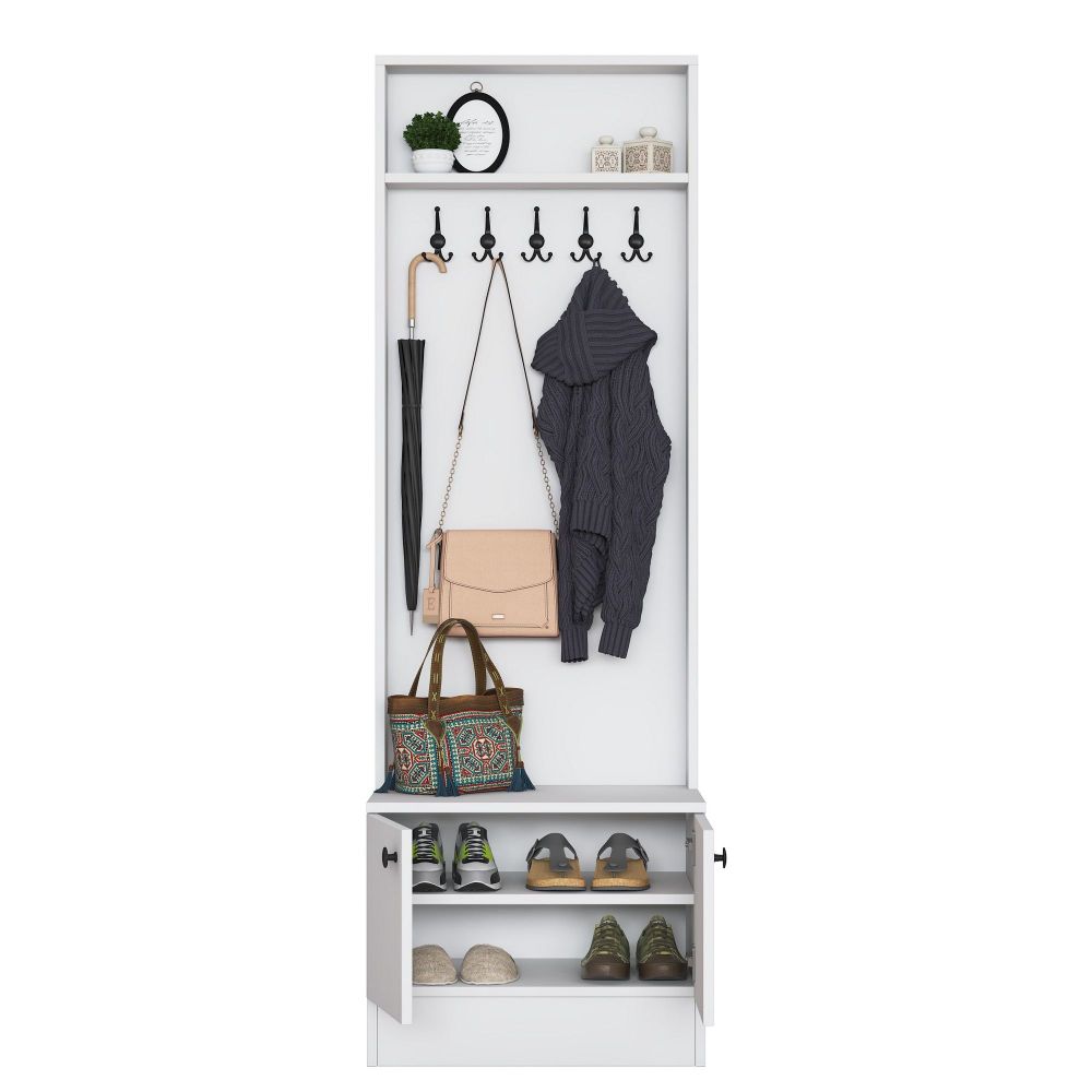 Hall Stand M16 - Bijela slika 7