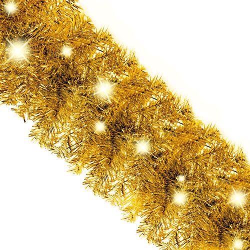 Božićna girlanda s LED svjetlima 5 m zlatna slika 5