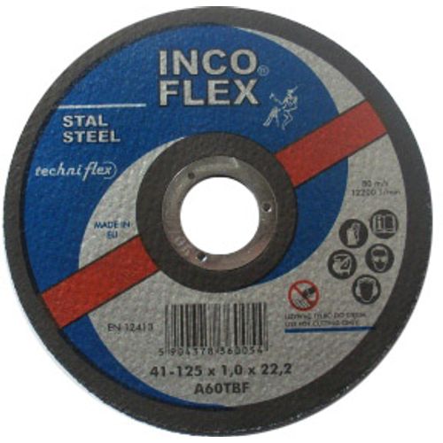 Incoflex brusni disk za metal 115 x 6,0 x 22,2 mm slika 1