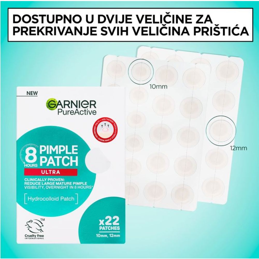 Garnier Flasteri za bubuljice Pure Active Ultra flasteri , 22 kom. slika 5