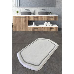 Genom - White (60 x 100) White Acrylic Bathmat