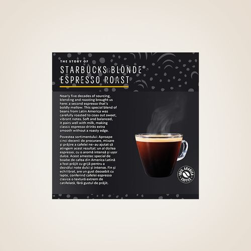 STARBUCKS BLONDE Espresso Roast by NESCAFÉ® Dolce Gusto® Blonde Roast, kapsule za kavu, (12 kapsula / 12 napitaka), kutija, 66 g slika 5