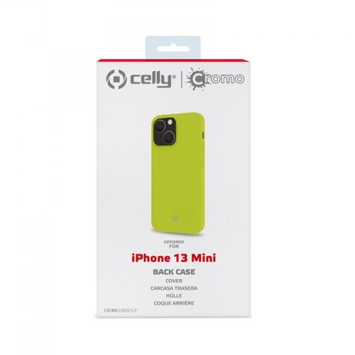 CELLY Futrola CROMO za iPhone 13 MINI u FLUORESCENTNO ŽUTOJ boji slika 3