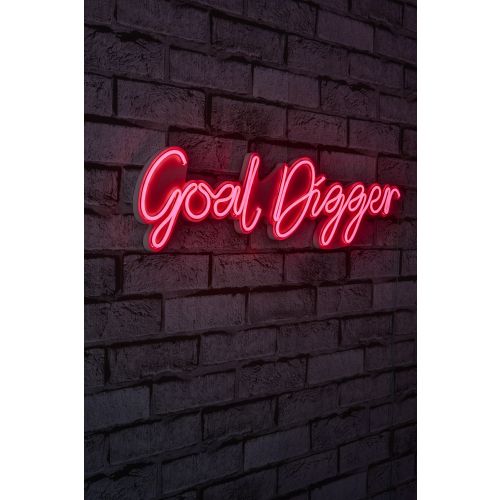 Wallity Ukrasna plastična LED rasvjeta, Goal Digger - Red slika 4