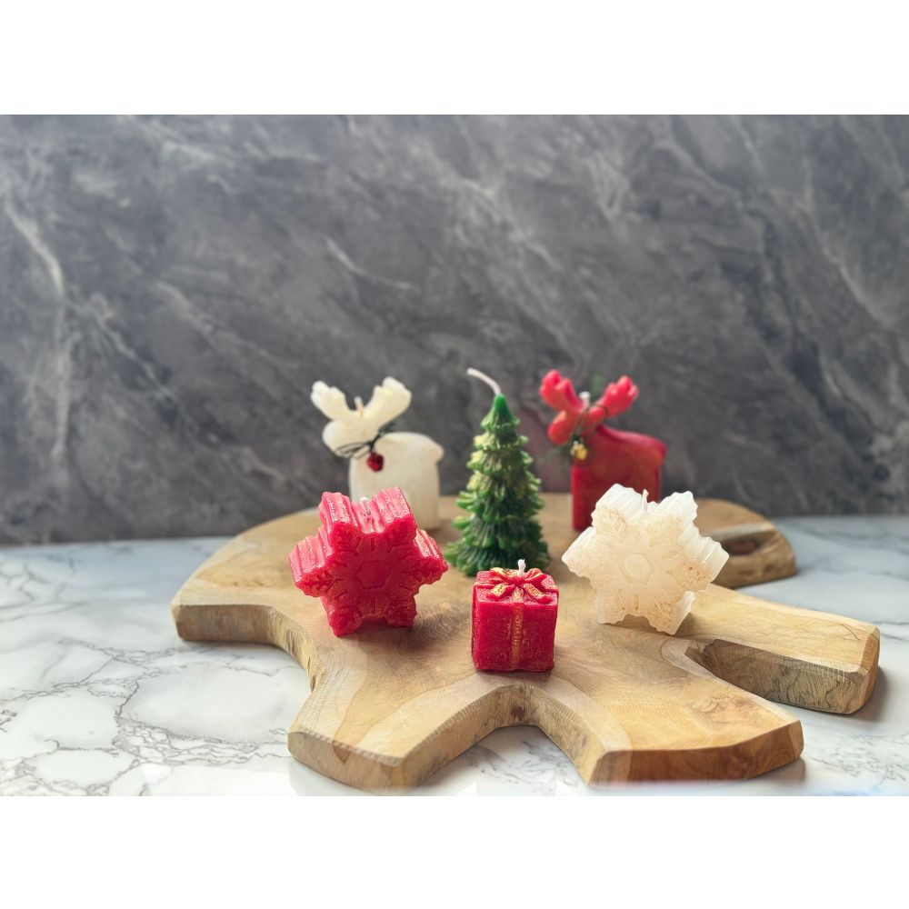 Candle set (6 pieces) Christmas Candle Set13, colour: multicolor slika 1