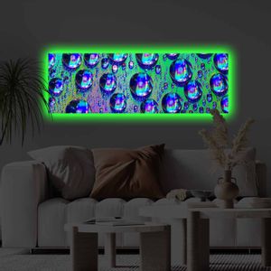 3090KTLGDACT - 008 Multicolor Decorative Led Lighted Canvas Painting