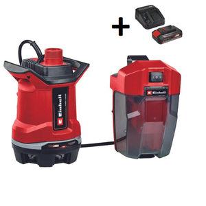 Einhell Aku potopna pumpa za prljavu vodu GE-DP 18/25 Li-Solo + Baterija 2.5 Ah i punjač