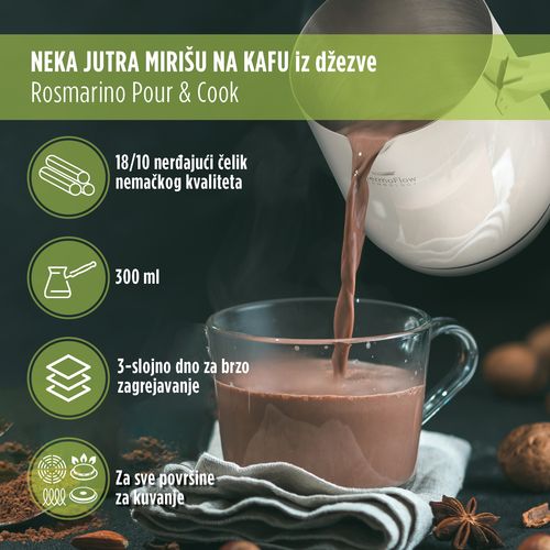 Džezva Rosmarino Pour&Cook II - 300ml slika 3